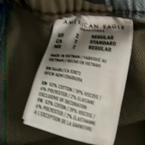 American Eagle CAMO Jogger Pants Size 2 - Picture 10 of 10